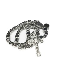 Bracelet Chapelet de Combat - Model argent homme